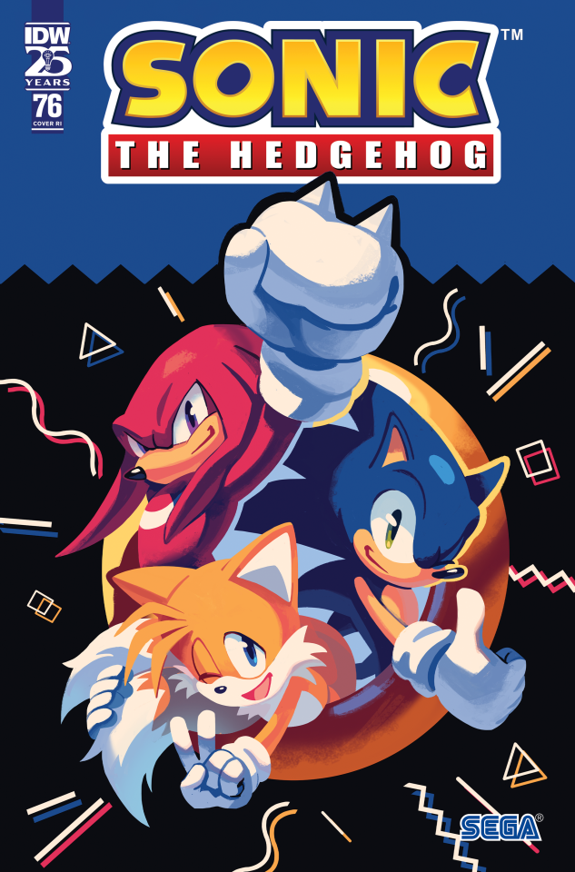 Retailer incentive cover of IDW Sonic the Hedgehog Issue 76