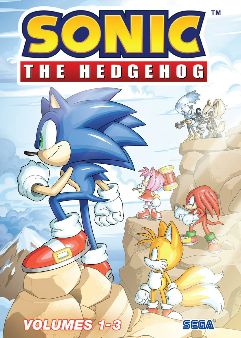 Cover art for IDW Sonic the Hedgehog: Box Set, Vol. 1-3