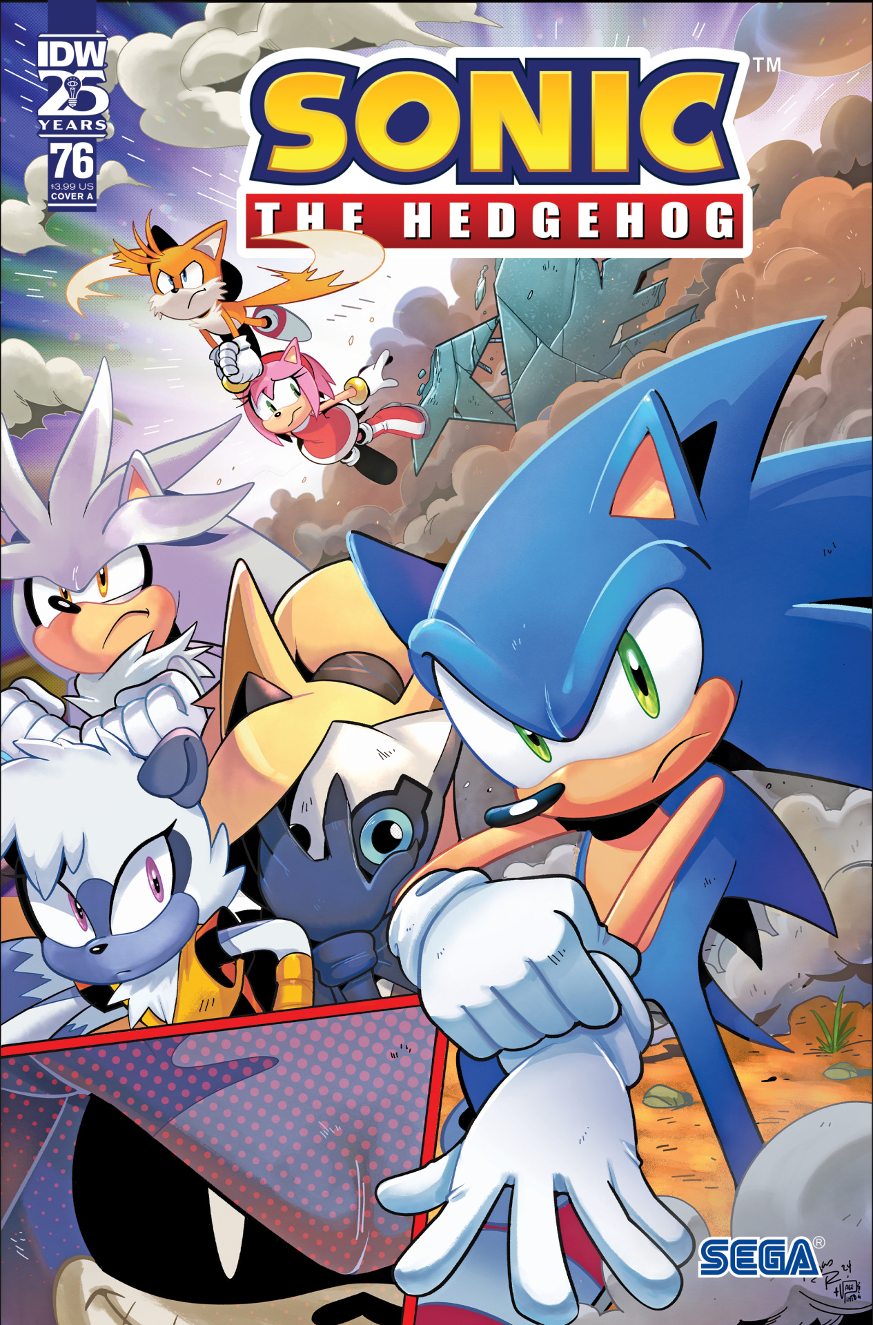 IDW Sonic the Hedgehog Issue 76, cover A